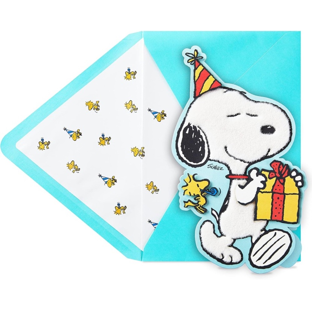 Hallmark Signature Birthday Card | Peanuts | Snoopy, Happiness